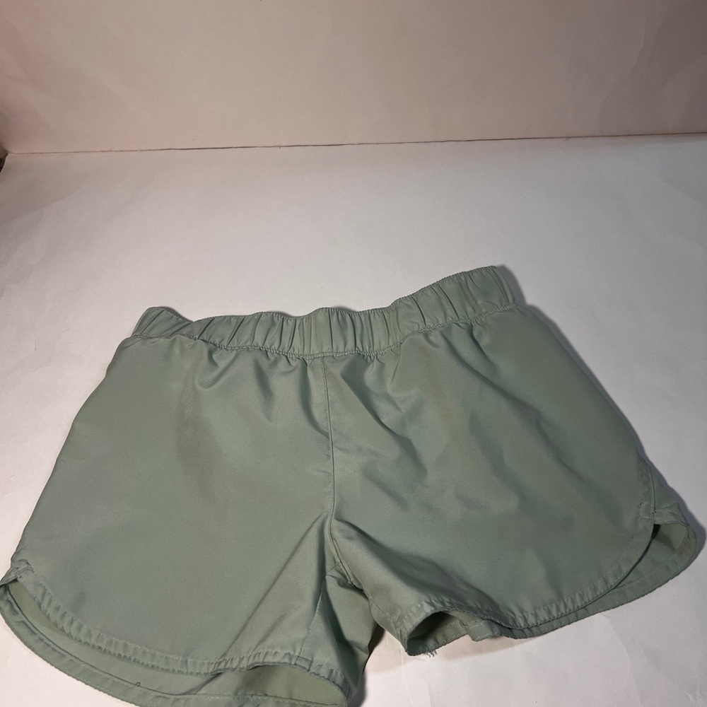Girls Green Shorts Old Navy Running Shorts Size Large 10-12